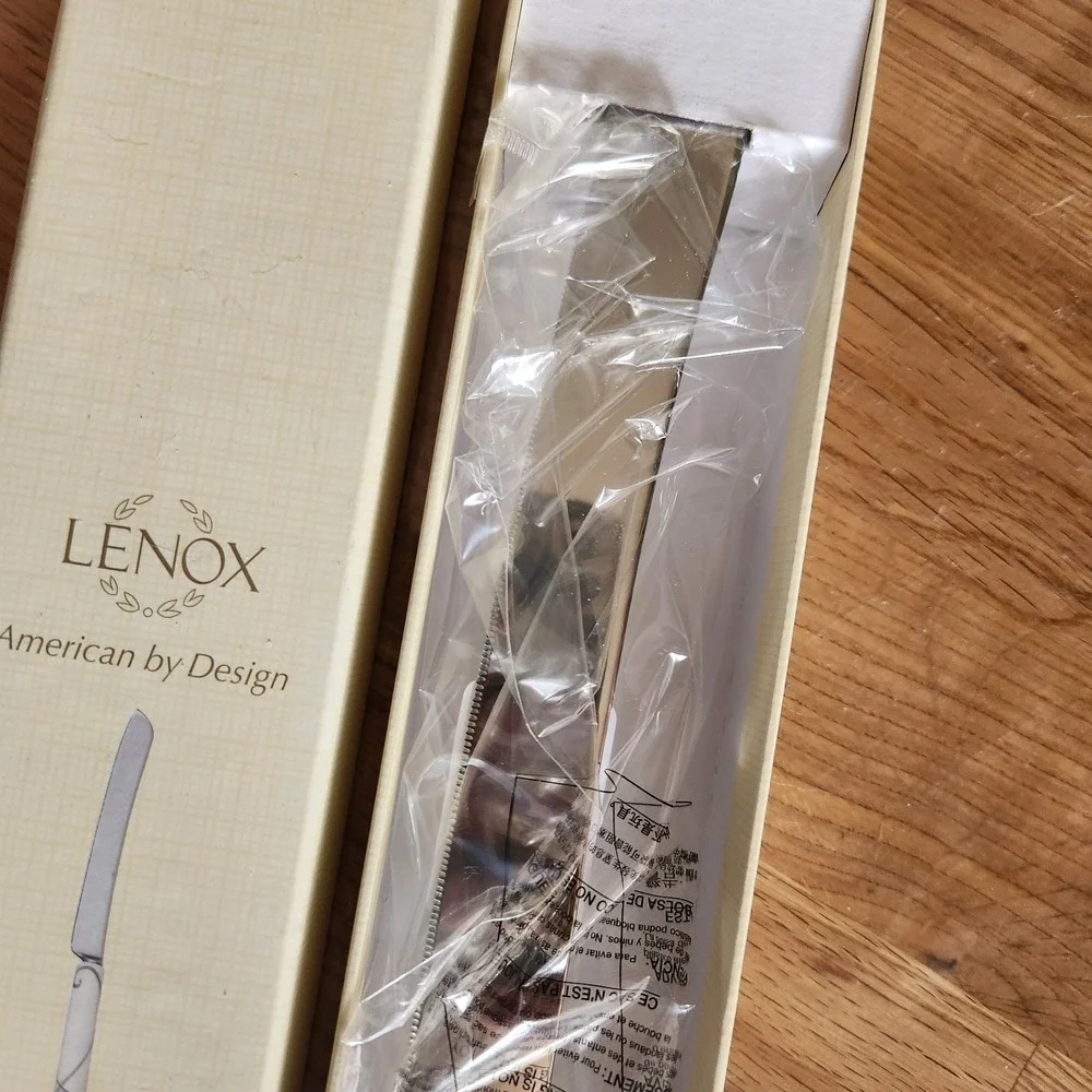 Lenox True Love Cake Knife in Original Box